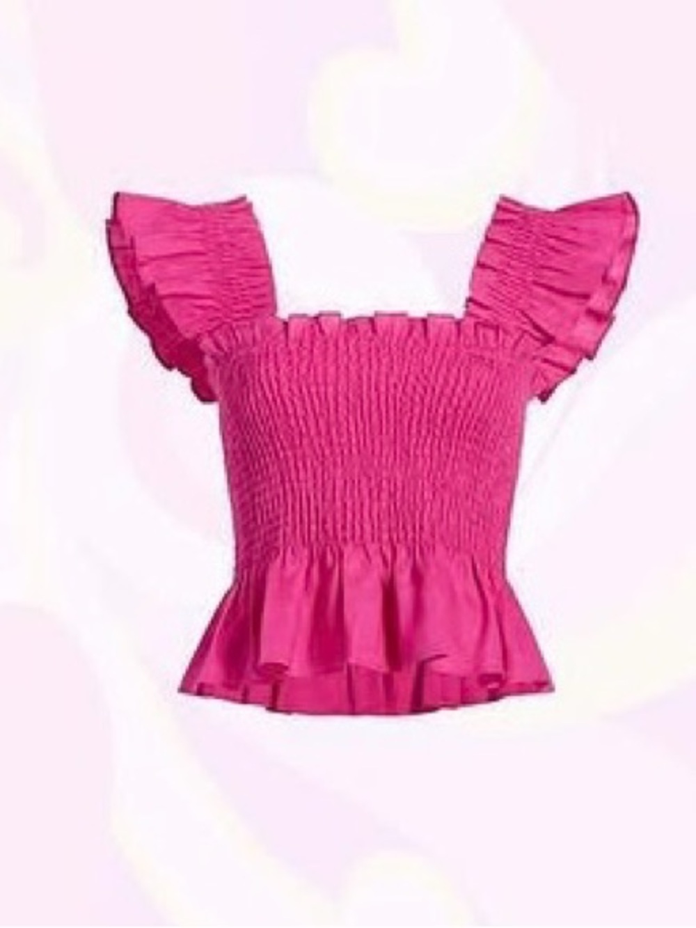 Hill House Home Paz Top Hot Pink Size M